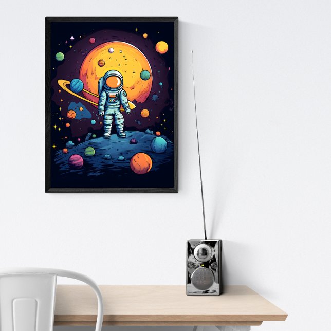 Poster de Arte do Space Explorer (Criador carregado)