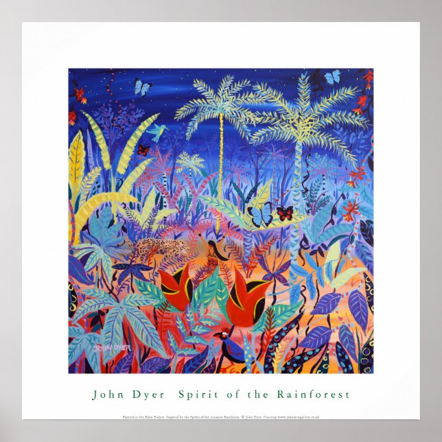 Poster de Arte: Espírito da Floresta Amazônica (Frente)