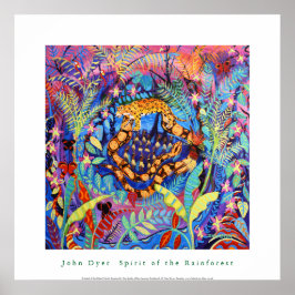 Poster de Arte: Espírito da Floresta Amazônica