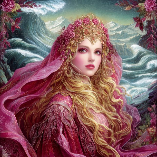 Pôster de Arte Fantasia Rainha Deusa (Criador carregado)