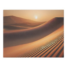 Pôster de Arte Fina Desert Dunes Sunset 11×14