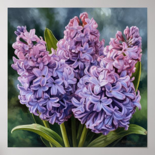 Poster de Arte Flor de lavanda Hyacinne