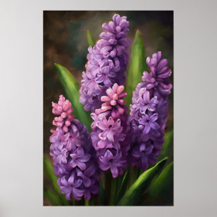 Poster de Arte Flor de lavanda Hyacinne