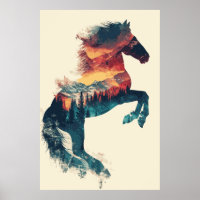 Poster de Arte Fotográfica do Cavalo Lover
