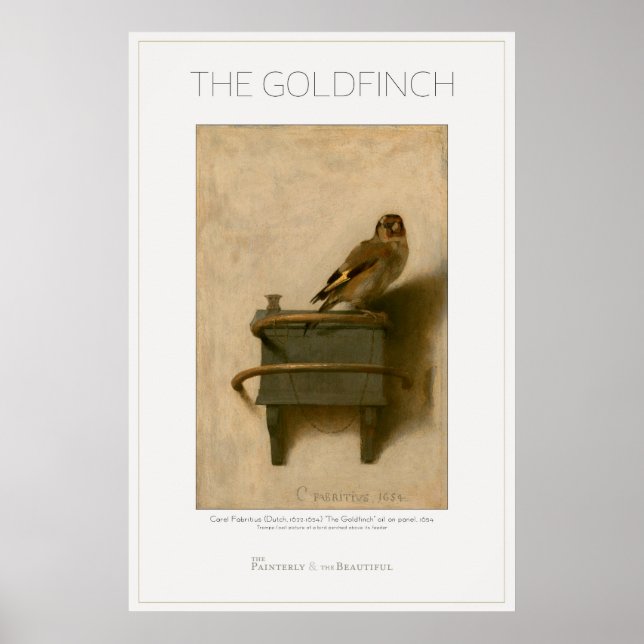 Poster de Arte Grande Goldfinch 24x36 (Frente)
