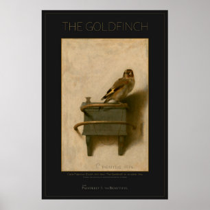 Poster de Arte Grande Goldfinch 24x36