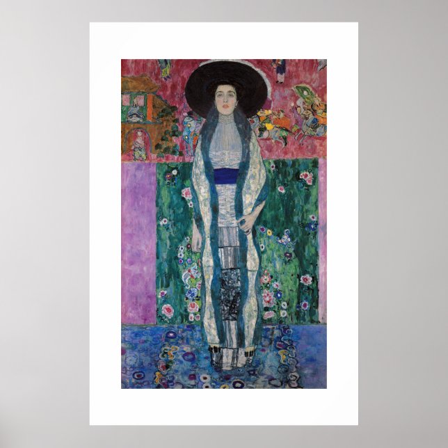 POSTER DE ARTE : GUSTAV KLIMT : ADELE BLOCH-BAUER  (Frente)