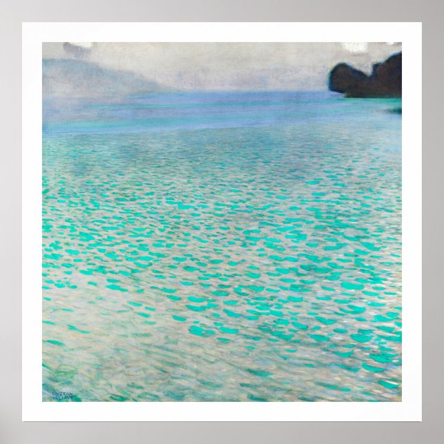 POSTER de ARTE : GUSTAV KLIMT : ATTERSEE (Frente)