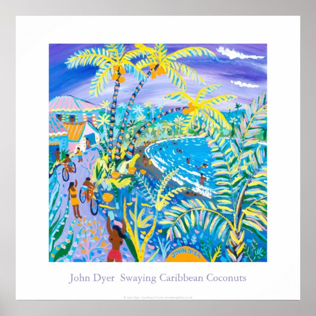 Poster de Arte: Inverter Cocos de Caribe (Frente)