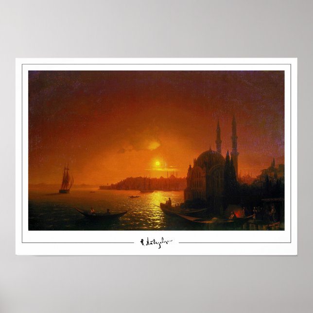 Pôster de arte Ivan Aivazovsky Zedign #321 (Frente)