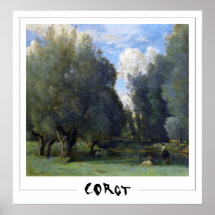 Poster de Arte Jean-Baptiste-Camille Corot Zedign