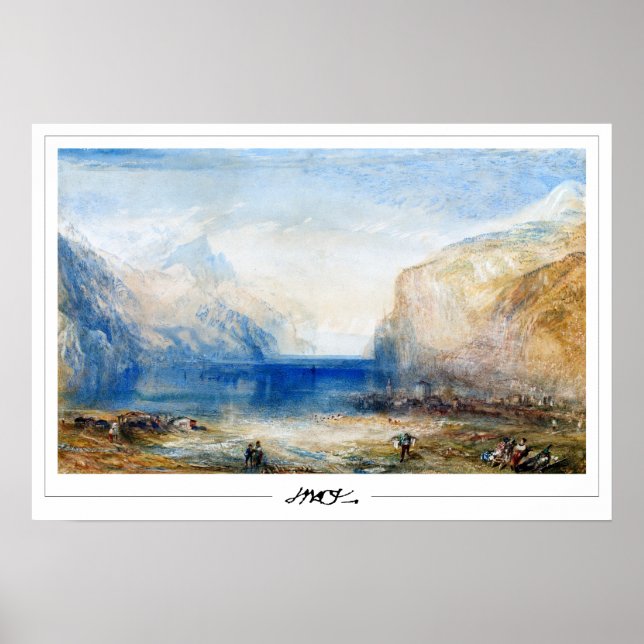 Pôster de Arte JMW Turner Zedign #12-2 (Frente)