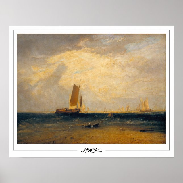 Pôster de Arte JMW Turner Zedign #13-3 (Frente)