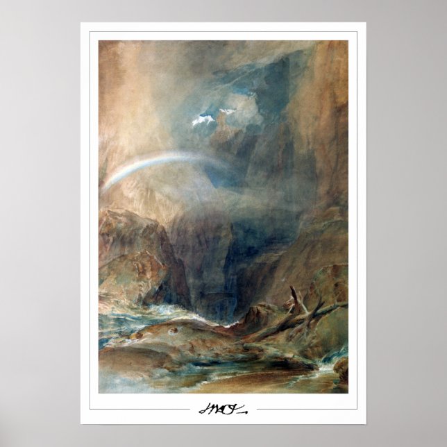 Pôster de Arte JMW Turner Zedign #1-3 (Frente)