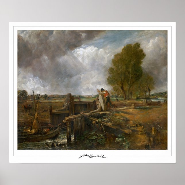 Pôster de Arte John Constable Zedign #34-2 (Frente)