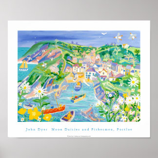 Poster de Arte: Margarida e Pescadores, Portloe