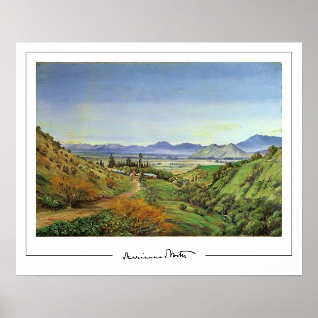 Pôster de Arte Marianne North Zedign #3 (Frente)