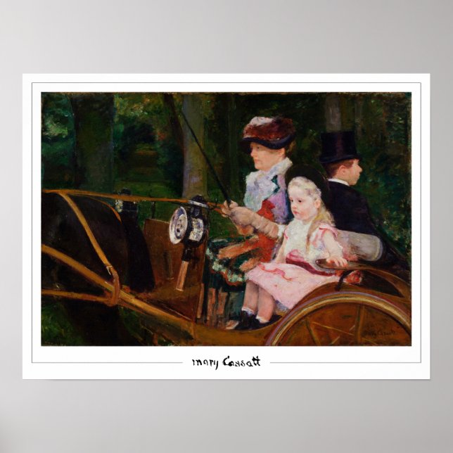 Pôster de Arte Mary Cassatt Zedign #8 (Frente)