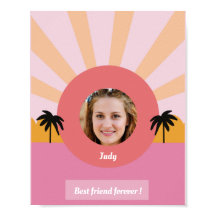 poster de arte moderna personalizado com foto do m