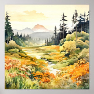Poster de Arte na Paisagem do Colorado
