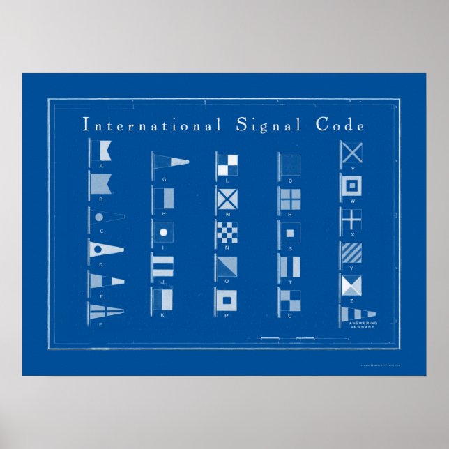 Poster de Arte Náutica (Frente)