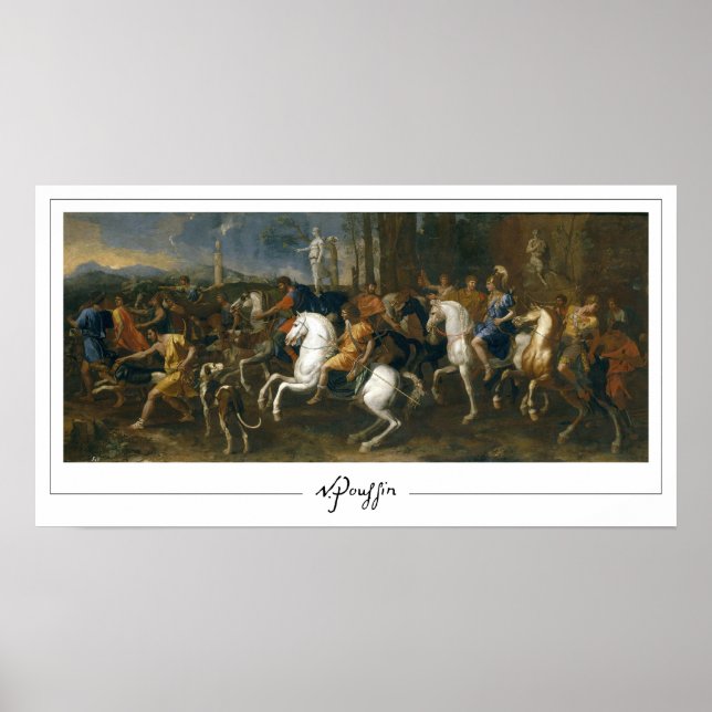 Poster de Arte Nicolas Poussin Zedign #202 (Frente)