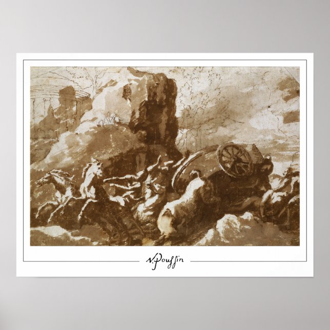 Poster de Arte Nicolas Poussin Zedign #222 (Frente)