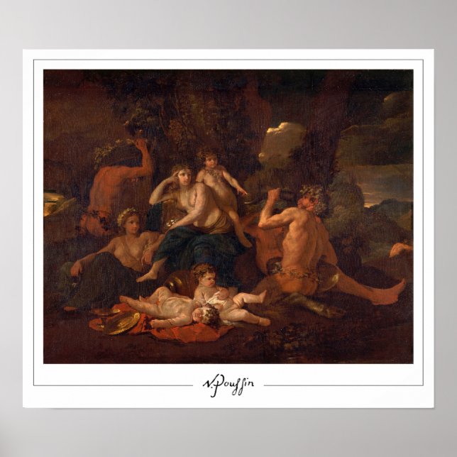 Poster de Arte Nicolas Poussin Zedign #224 (Frente)