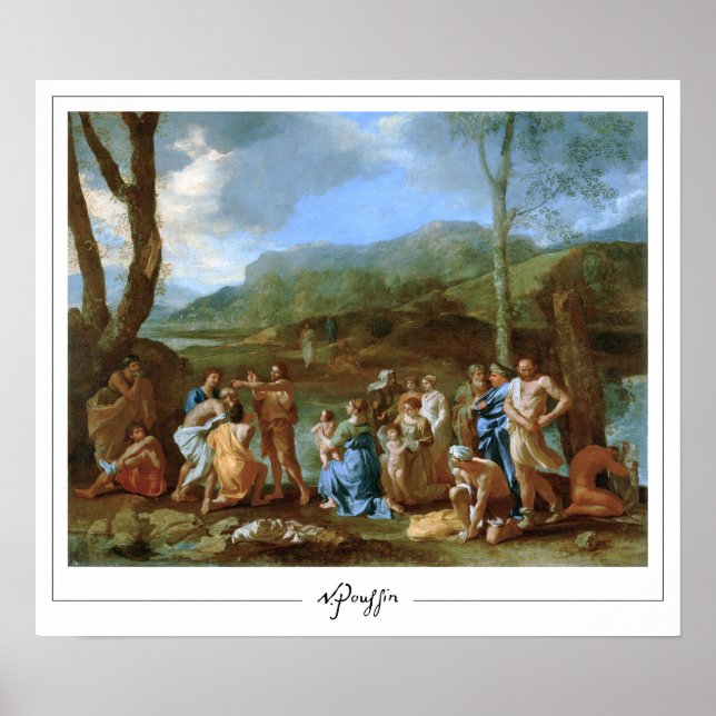 Poster de Arte Nicolas Poussin Zedign #239 (Frente)