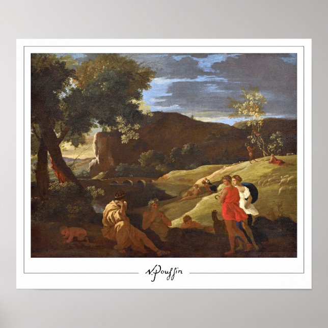 Poster de Arte Nicolas Poussin Zedign #281 (Frente)