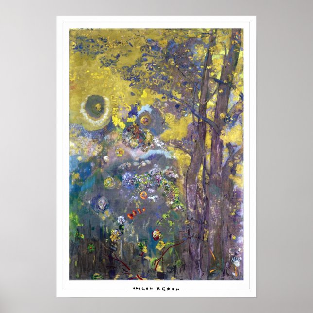 Pôster de Arte Odilon Redon Zedign #13 (Frente)