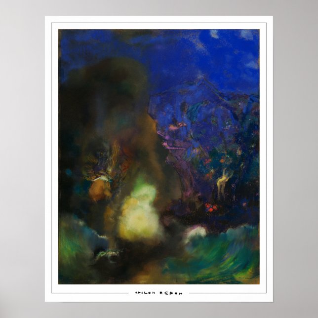 Pôster de arte Odilon Redon Zedign #15 (Frente)