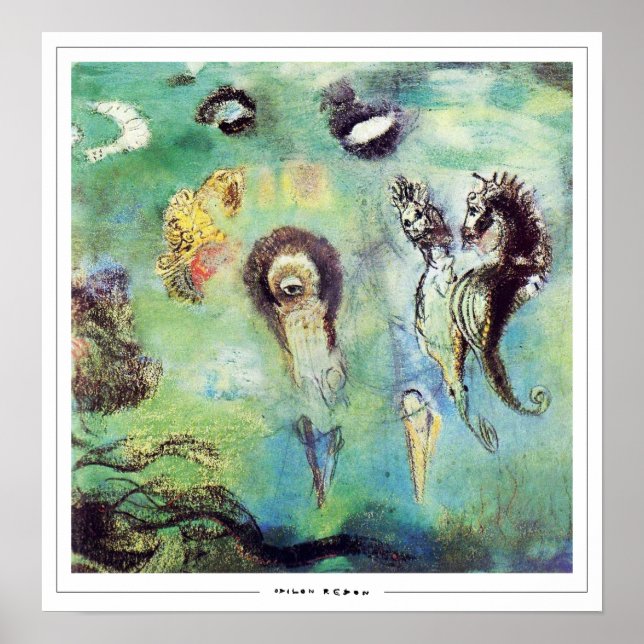 Pôster de Arte Odilon Redon Zedign #234 (Frente)