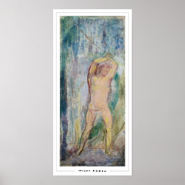 Pôster de Arte Odilon Redon Zedign #256 (Frente)