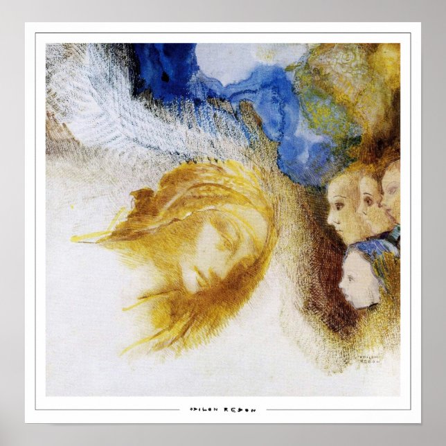 Pôster de Arte Odilon Redon Zedign #566 (Frente)