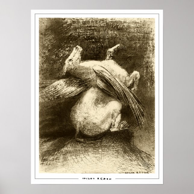 Pôster de Arte Odilon Redon Zedign #729 (Frente)