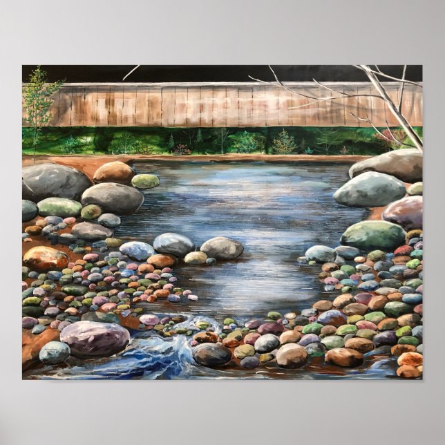 Poster De Arte Original Do Brook (Frente)