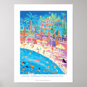 Poster de Arte: Paddling & Posing, Boné Ferrat, Fr