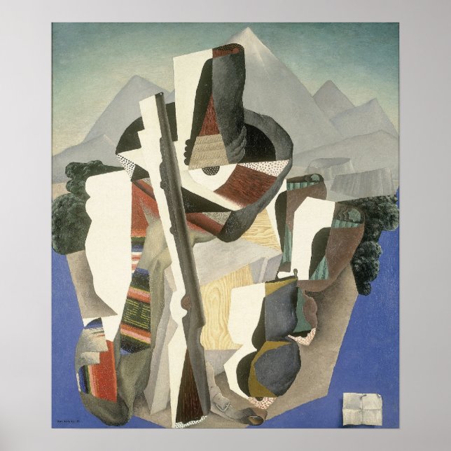 Poster de arte "Paisagem ao estilo Zapata" de Rive (Frente)