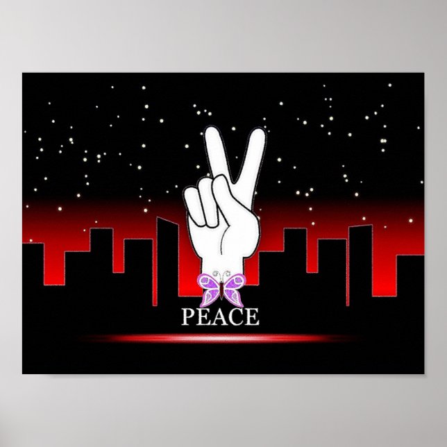Poster de Arte para Paz Digital (Frente)
