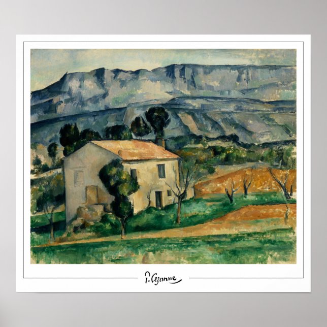 Pôster de Arte Paul Cézanne Zedign #47 (Frente)