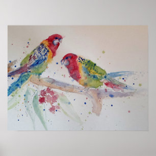 Poster de arte por aquarela
