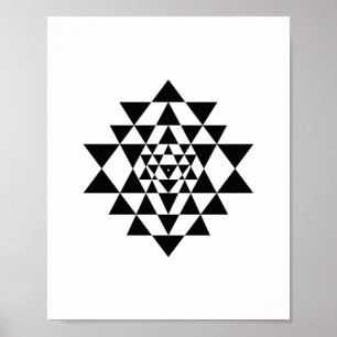 Poster de Arte por Muro de Geometria Sagrada no Sr