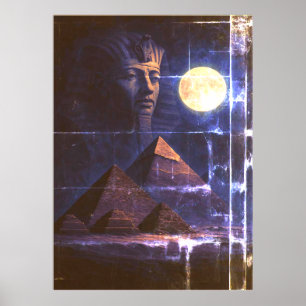Poster de Arte Rainha Egípcia - Nefertiti Inspirad