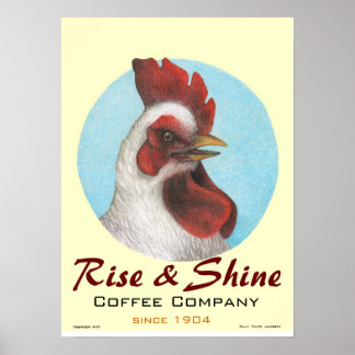 Poster de Arte / "Rise & Shine" / Sally Coupe Jaco