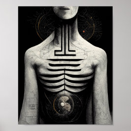 Poster de Arte Surreal do Labyrinth