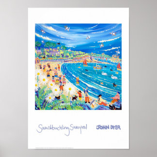 Poster de Arte: Swashbuckling Swanpool, Cornwall