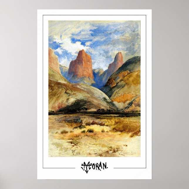 Pôster de Arte Thomas Moran Zedign #11 (Frente)