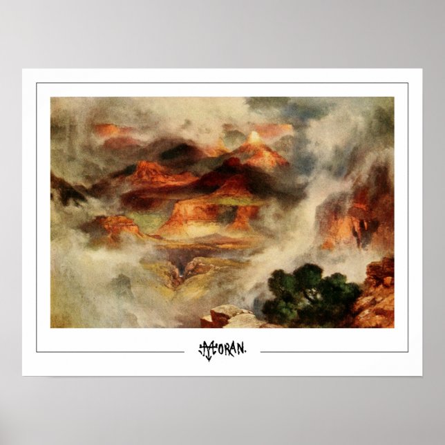 Pôster de Arte Thomas Moran Zedign #12 (Frente)