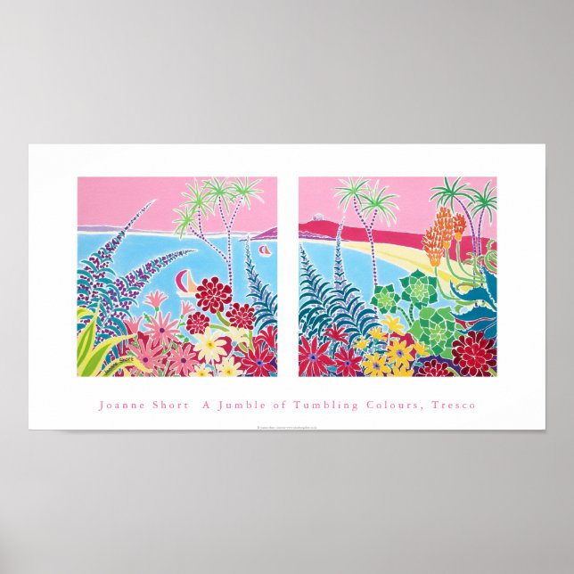 Poster de Arte: Tresco, Ilhas de Scilly, Cornualha (Frente)